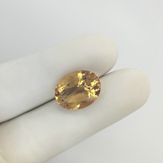 Champagne Quartz 10.06 Ct Certified Champagne Quartz 10.06 Ct Certified